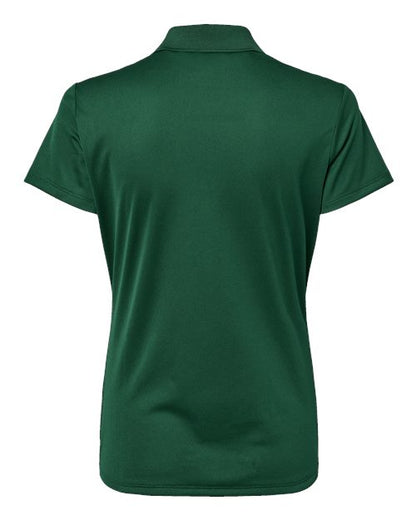 adidas A431 Women's Performance Piqué Polo - Collegiate Green - Back
