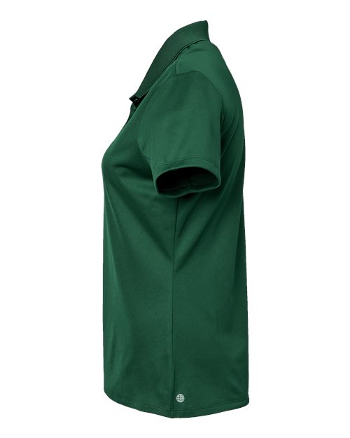 adidas A431 Women's Performance Piqué Polo - Collegiate Green - DirectSide