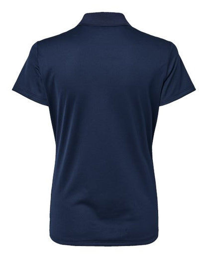 adidas A431 Women's Performance Piqué Polo - Collegiate Navy - Back