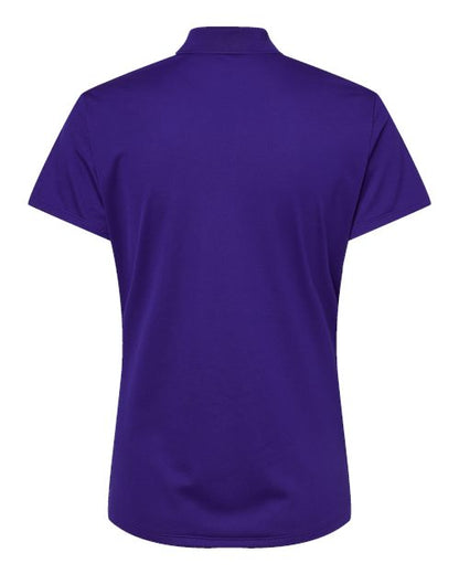 adidas A431 Women's Performance Piqué Polo - Collegiate Purple - Back