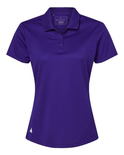 adidas A431 Women's Performance Piqué Polo - Collegiate Purple - Front
