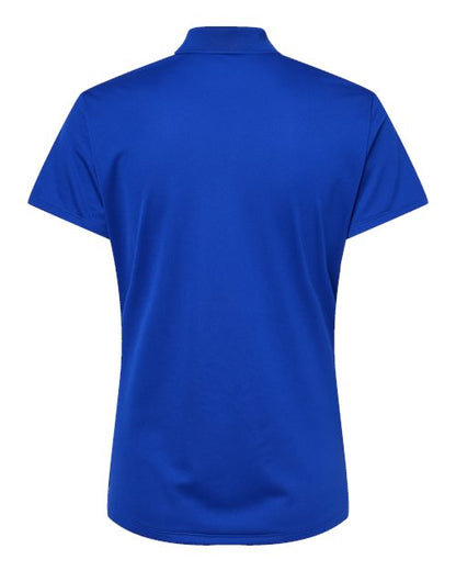 adidas A431 Women's Performance Piqué Polo - Collegiate Royal - Back