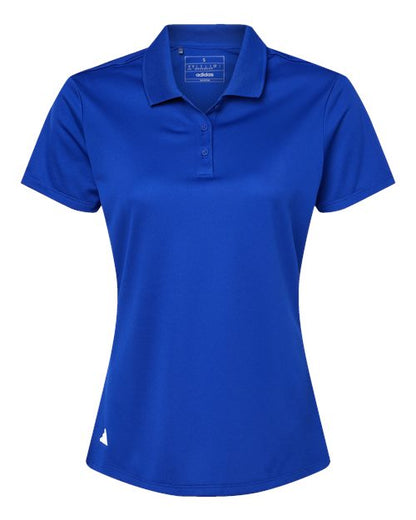 adidas A431 Women's Performance Piqué Polo - Collegiate Royal - Front