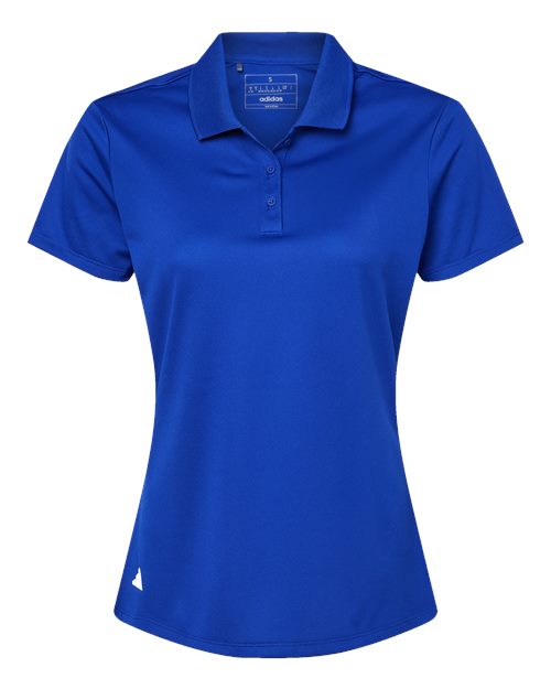 adidas A431 Women's Performance Piqué Polo - Collegiate Royal - Front