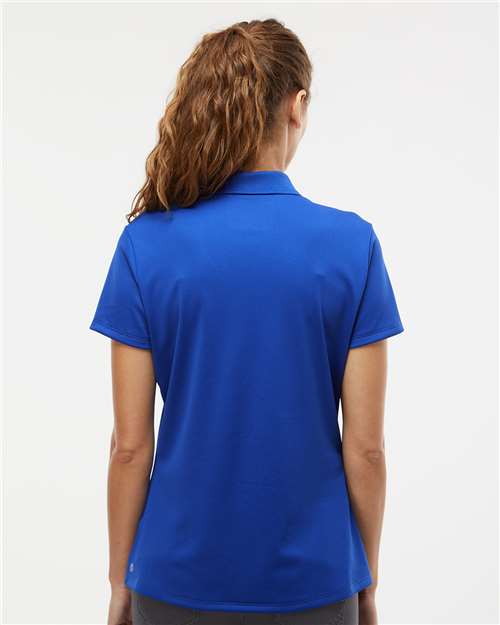 adidas A431 Women's Performance Piqué Polo - Collegiate Royal - OnModelBack