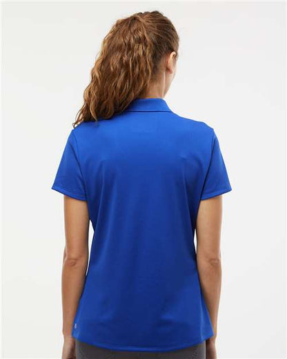 adidas A431 Women's Performance Piqué Polo - Collegiate Royal - OnModelBack