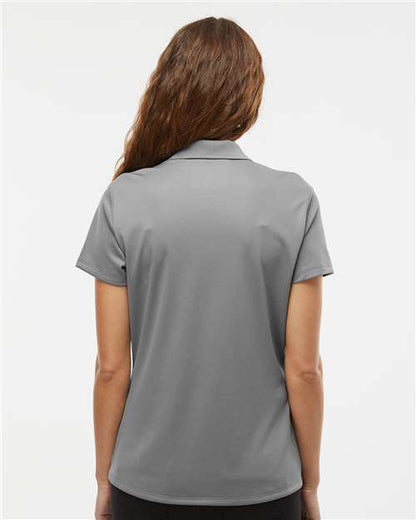 adidas A431 Women's Performance Piqué Polo - Grey Three - OnModelBack