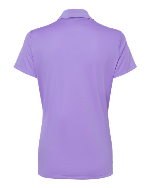 adidas A431 Women's Performance Piqué Polo - Light Flash Purple - Back
