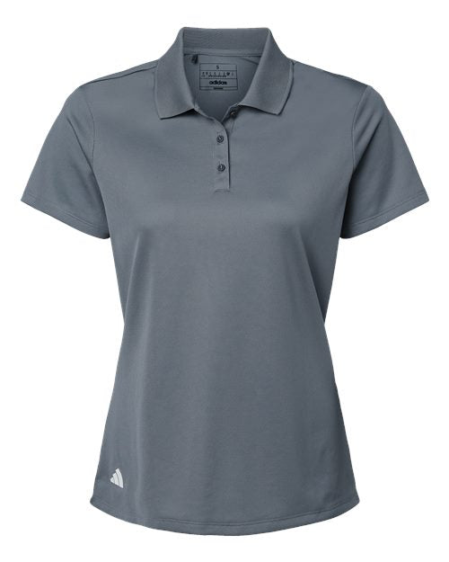 adidas A431 Women's Performance Piqué Polo - Onix - Front