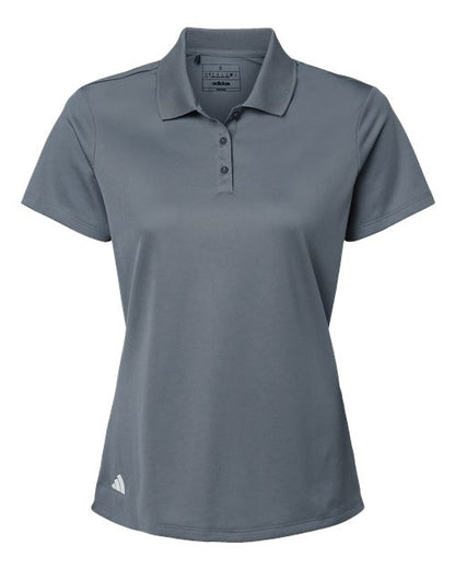 adidas A431 Women's Performance Piqué Polo - Onix - Front