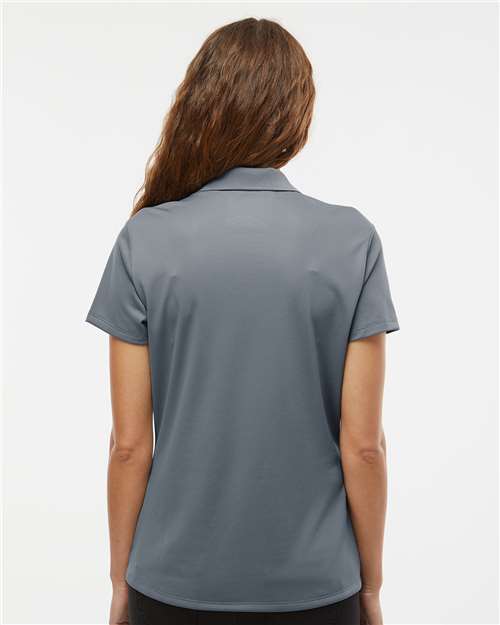 adidas A431 Women's Performance Piqué Polo - Onix - OnModelBack