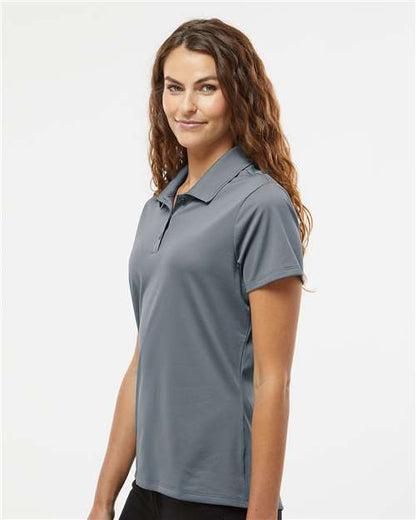 adidas A431 Women's Performance Piqué Polo - Onix - OnModelSide