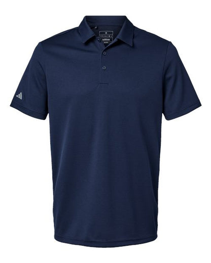 adidas A580 Men's Micro Piqué Polo - Collegiate Navy - Front