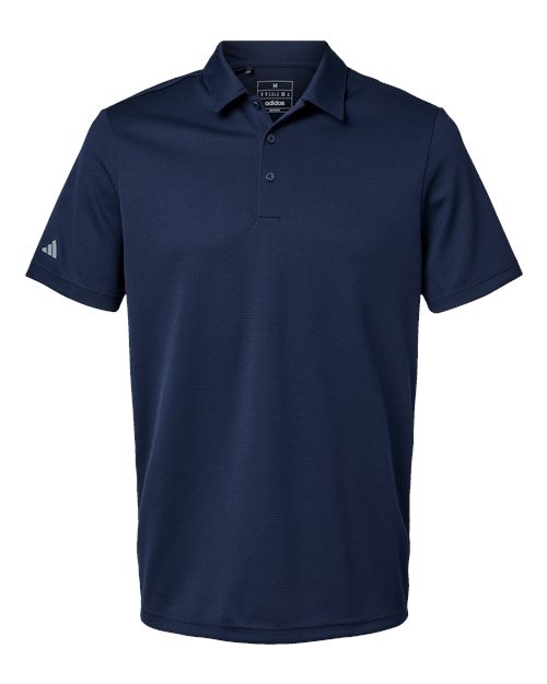 adidas A580 Men's Micro Piqué Polo - Collegiate Navy - Front