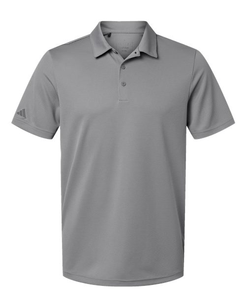 adidas A580 Men's Micro Piqué Polo - Grey Three - Front