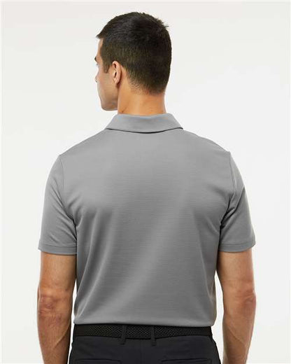 adidas A580 Men's Micro Piqué Polo - Grey Three - OnModelBack