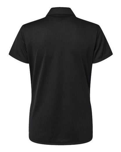 adidas A581 Women's Micro Piqué Polo - Black - Back