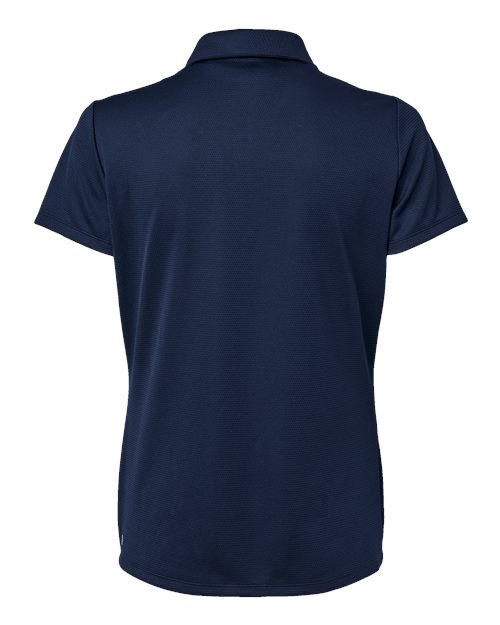 adidas A581 Women's Micro Piqué Polo - Collegiate Navy - Back
