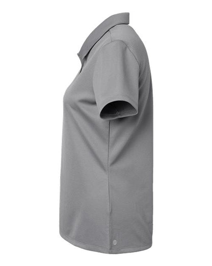 adidas A581 Women's Micro Piqué Polo - Grey Three - DirectSide