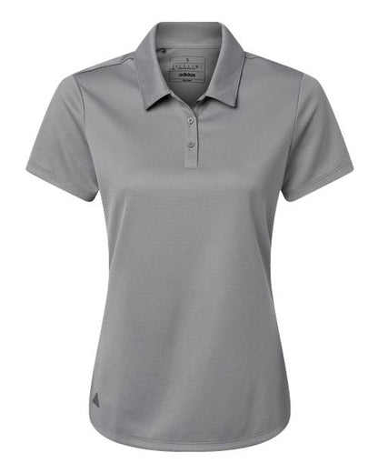 adidas A581 Women's Micro Piqué Polo - Grey Three - Front
