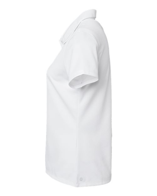 adidas A581 Women's Micro Piqué Polo - White - DirectSide