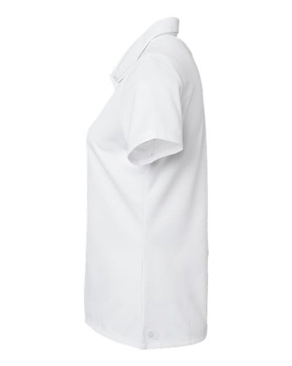 adidas A581 Women's Micro Piqué Polo - White - DirectSide