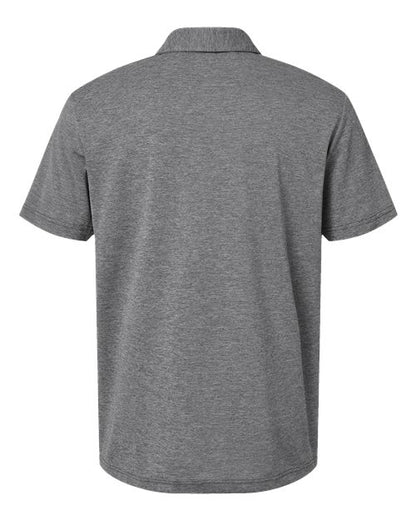 adidas A582 Men's Heathered Polo - Black Melange - Back