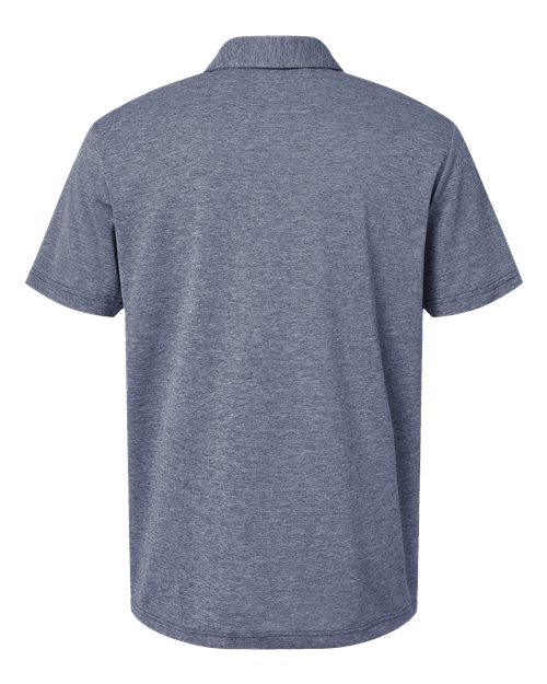 adidas A582 Men's Heathered Polo - Collegiate Navy Melange - Back