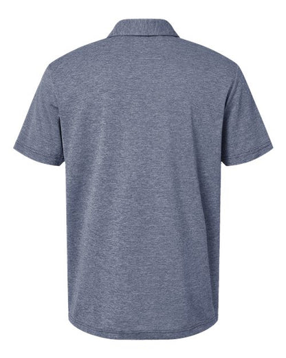 adidas A582 Men's Heathered Polo - Collegiate Navy Melange - Back