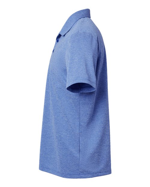 adidas A582 Men's Heathered Polo - Collegiate Royal Melange - DirectSide