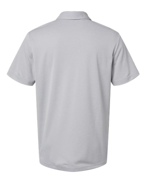 adidas A582 Men's Heathered Polo - Grey Two Melange - Back
