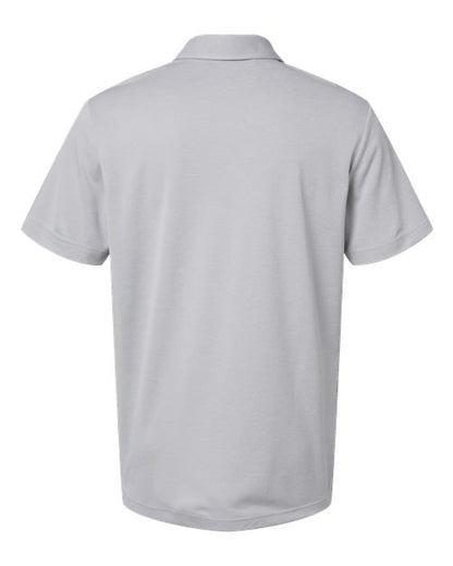 adidas A582 Men's Heathered Polo - Grey Two Melange - Back