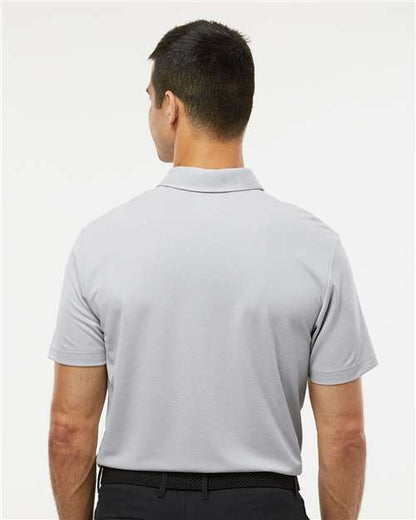 adidas A582 Men's Heathered Polo - Grey Two Melange - OnModelBack
