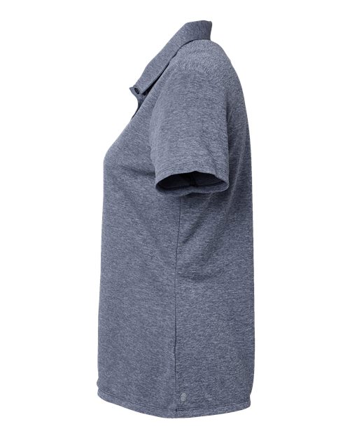 adidas A583 Women's Heathered Polo - Collegiate Navy Melange - DirectSide
