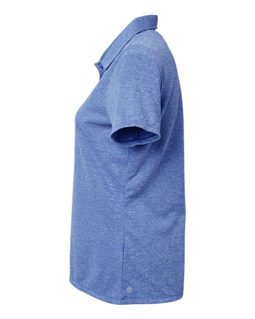 adidas A583 Women's Heathered Polo - Collegiate Royal Melange - DirectSide