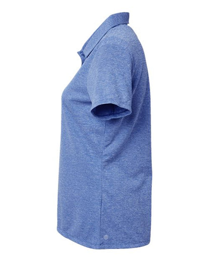 adidas A583 Women's Heathered Polo - Collegiate Royal Melange - DirectSide