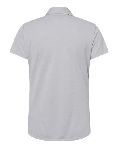 adidas A583 Women's Heathered Polo - Grey Two Melange - Back