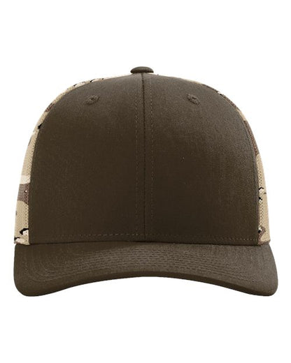 Richardson 112PM Printed Mesh Trucker Cap, Snapback