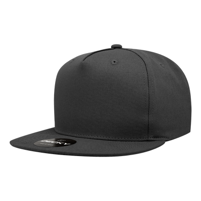 Decky-1064-5 Panel High Profile Structured Cotton Blend Snapback