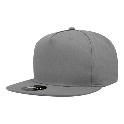 Decky-1064-5 Panel High Profile Structured Cotton Blend Snapback