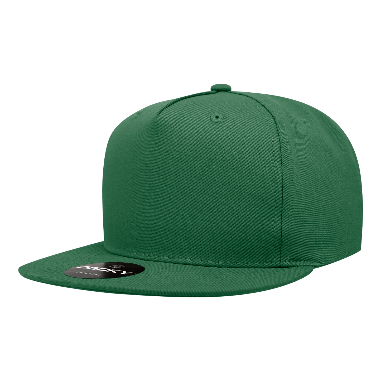 Decky-1064-5 Panel High Profile Structured Cotton Blend Snapback