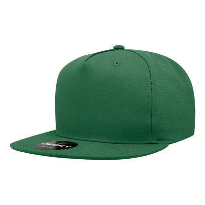 Decky-1064-5 Panel High Profile Structured Cotton Blend Snapback