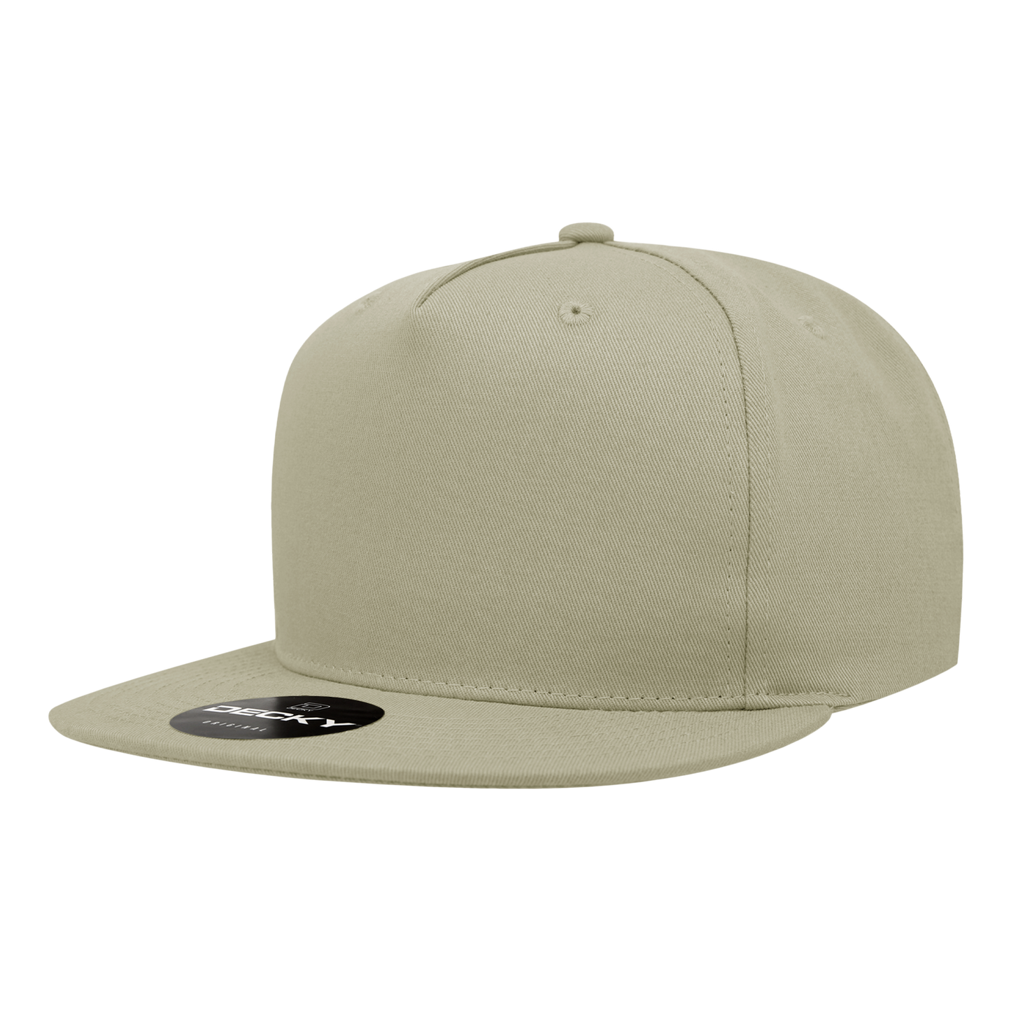 Decky-1064-5 Panel High Profile Structured Cotton Blend Snapback