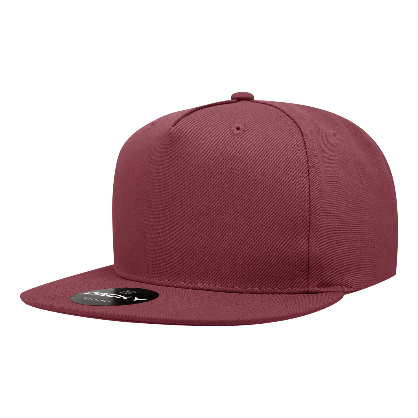Decky-1064-5 Panel High Profile Structured Cotton Blend Snapback