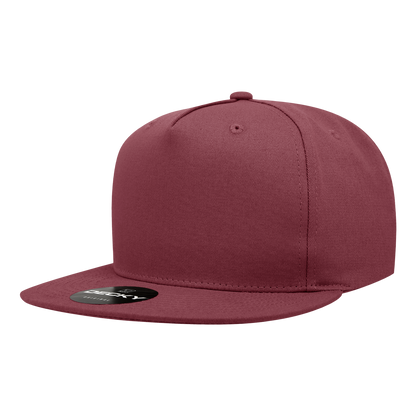 Decky-1064-5 Panel High Profile Structured Cotton Blend Snapback