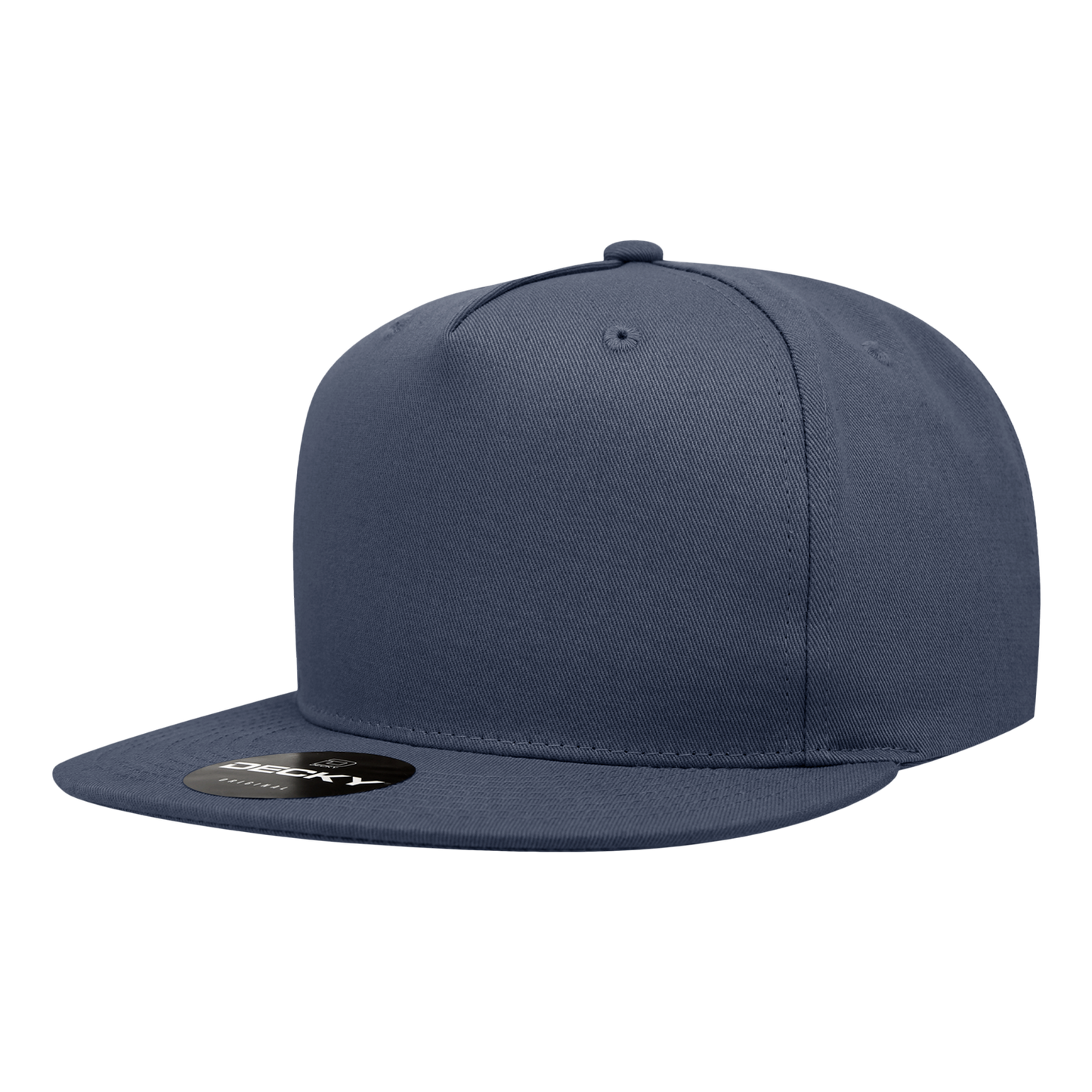 Decky-1064-5 Panel High Profile Structured Cotton Blend Snapback
