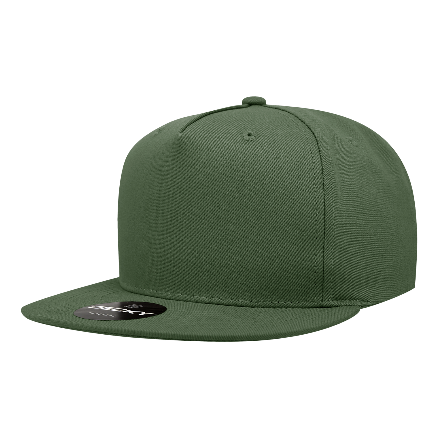 Decky-1064-5 Panel High Profile Structured Cotton Blend Snapback