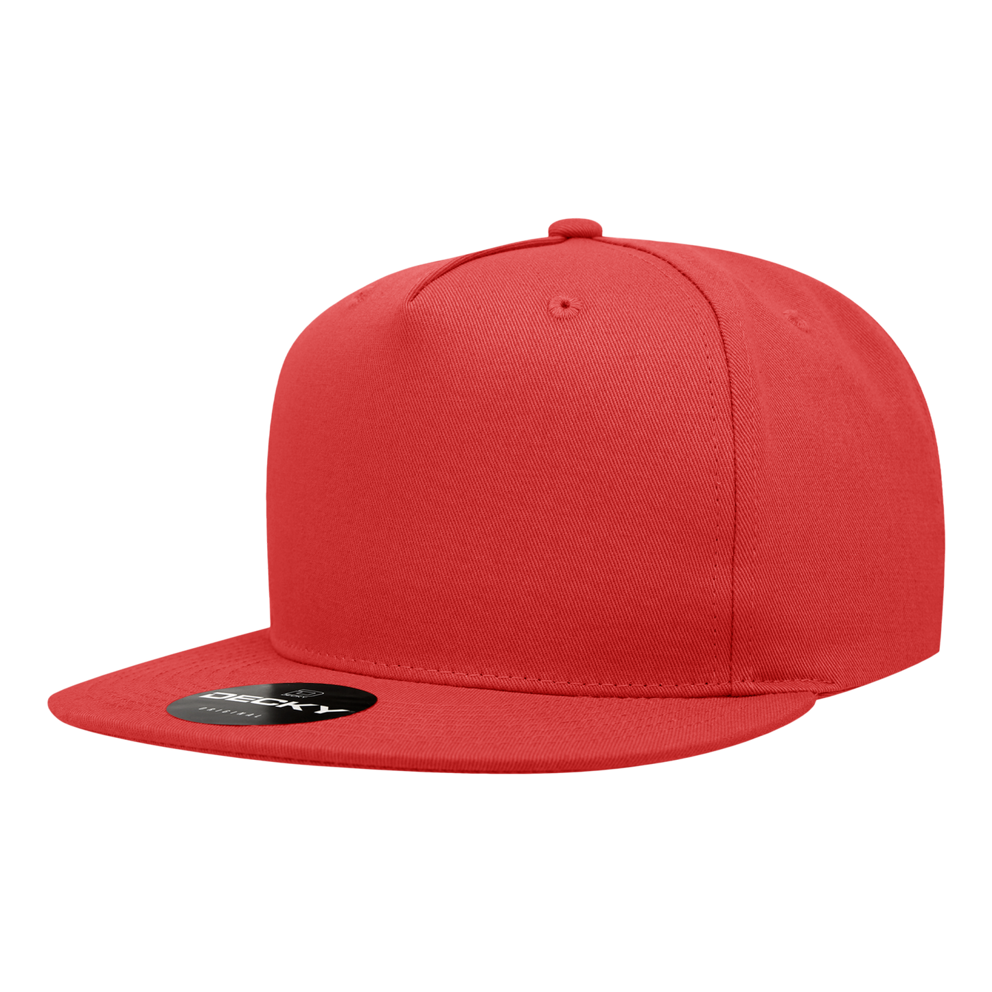 Decky-1064-5 Panel High Profile Structured Cotton Blend Snapback