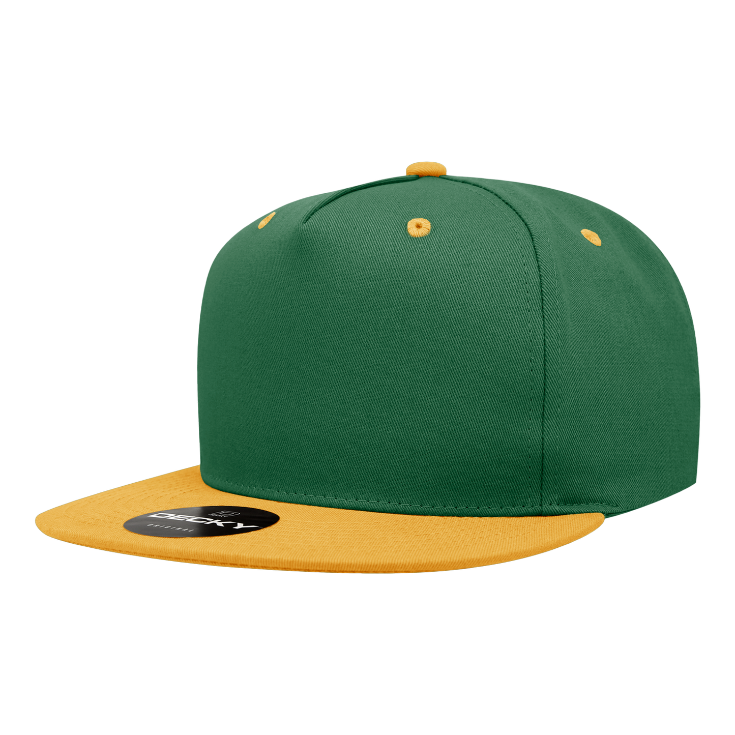 Decky-1064-5 Panel High Profile Structured Cotton Blend Snapback