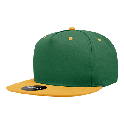 Decky-1064-5 Panel High Profile Structured Cotton Blend Snapback